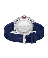 Lacoste Reloj Cronógrafo de Cuarzo para Hombre Colección TIEBREAKER con Correa de Silicona Azul - 2011154