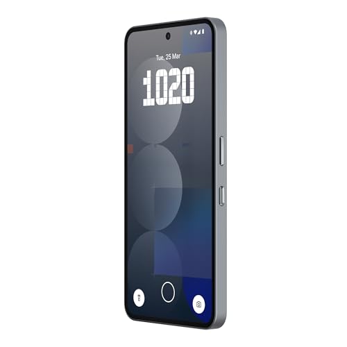 Nothing Phone (3a) Pro 256 GB – Smartphone 5G Android Libre con eSim, 12 GB RAM, Cámara periscópica OIS de 50MP, Ultra Zoom 60x, Carga rápida a 50W y Pantalla AMOLED FHD+ 120 Hz de 6,77" - Gris