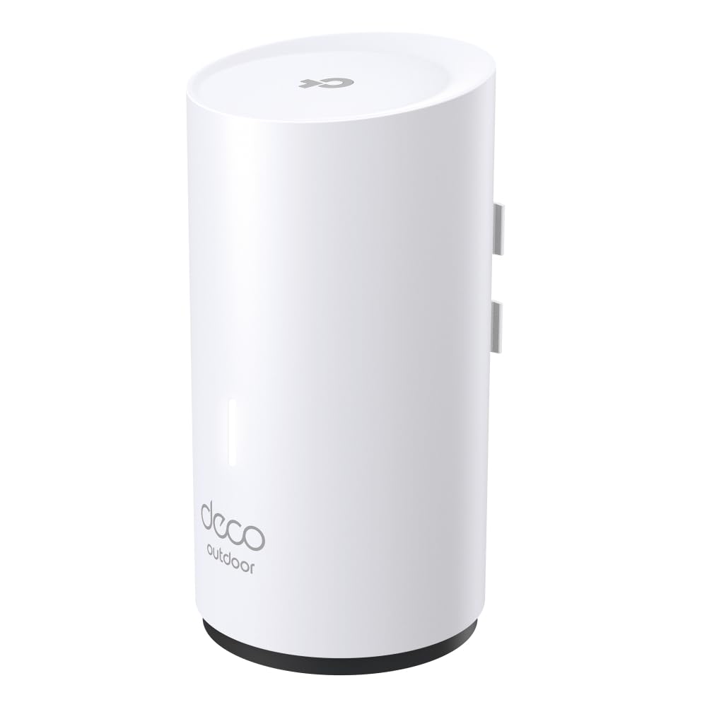 TP-Link Deco X50-Outdoor (1-Pack) - Sistema WiFi 6 AI Mesh, AX3000 Doble Banda 2.4 GHz/5 GHz,4k, Cobertura hasta 232 m2, 2X Puertos GigabIt por Unidad, Certificado como Resistente al Agua y al Polvo