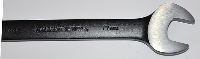Gearwrench 9901DBE Juego de llaves de combinacion metrica de 12 puntos, color negro, de 8 a 19mm (12 unidades), negro