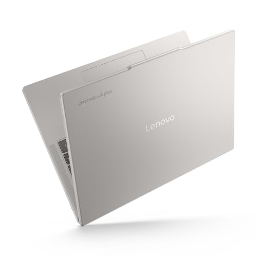 Lenovo Chromebook Plus Gen 10 - Ordenador Portátil 14'' WUXGA OLED (MediaTek Kompanio Ultra 910, 12GB RAM, 128GB UFS, ChromeOS)-Seashell + 1 año de Google AI Pro con Gemini Pro y 2TB de Almacenamiento