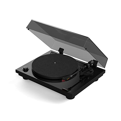 Reloop Turn 3 MK2 | Auténtico Tocadiscos HiFi accionado por Correa con función de grabación USB, Cartucho Ortofon 2M Red premontado, Control de Motor Integrado (33/45/78 RPM)