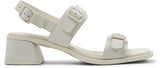 Camper Kora Sandal K201739, Sandalia de 2 Correas Mujer, Naturaleza Blanca 002, 38 EU