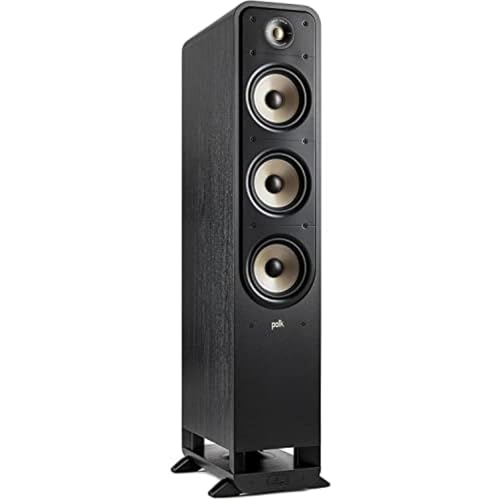 Polk Audio Signature Elite ES55 - Altavoz de Suelo (Alta fidelidad, para música y Cine en casa), Color Negro