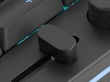 Glorious Gaming GMMK Macro Numpad - Cavo o wireless Bluetooth, alluminio premium, personalizz., cursore e manopola programmabili, RGB, switch lineari, 18 ABS Doubleshot Keycaps - Ardesia nera
