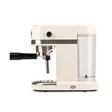 G3 Ferrari G10168 Amarcord Cafetera Espresso, 15 Bares, 1350 W, 1/2 Tazas, Termómetro, Calienta tazas, Depósito de 1,4 Litros, 3 filtros Inoxidables, Beige