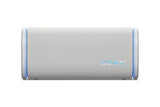 Sony ULT Field 5, Altavoz portátil Bluetooth Potente, 25 H de batería, 2 Modos ULT Power Sound, Resistente al Agua y al Polvo, 360 Luces, Correa Extraible para el Hombro, Compacto, Blanco Marfil