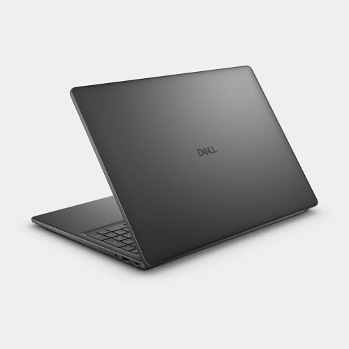 DELL 16 Ordenador Portátil DC16250 – 16" 2K (1920x1200), Intel Core 5 120U, Gráficos Intel UHD, 16GB RAM DDR5, 512GB SSD, Windows 11 Home,Lector de Huellas, Teclado QWERTY Español – Negro Carbón