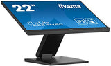iiyama T2254MSC-B1AG 21,5" PCAP 10P Táctil, Anti Glare Coating, 1920x1080, Panel IPS, Slim Bezel, Altavoces, HDMI, DisplayPort, Double Hinge Stand, 250cd/m², USB HUB (2X 3.0), USB Táctil Interface