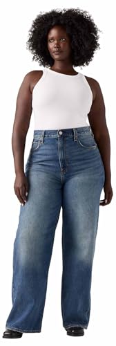 Levi's Ribcage Wide Leg H223 Jeans, Polar Perimiter, 25W x 32L Mujeres
