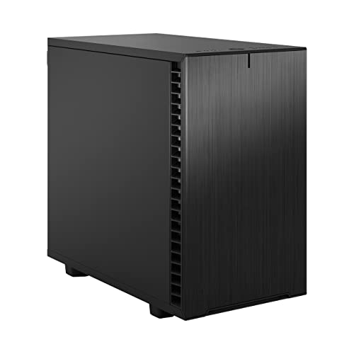 Fractal Design Define 7 Nano Black Brushed Aluminum/Steel Mini ITX Silent Solid Nano Tower Computer Case