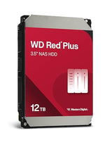 WD Red Plus 12TB NAS Disco Duro Interno 3,5" – 7200 RPM Clase, SATA 6Gb/s, CMR, 512MB Caché