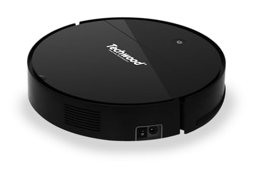 Techwood Robot Aspirador 2 en 1 con Trapeador, 350mL, Batería de 1500mAh, 450Pa, 90min de Uso TAR-2026