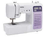 Brother FS70WTx Patchwork-Nähmaschine mit Máquina de Coser, Metal, Blanco, Morado, Full-size sewing machine + Anschiebetisch
