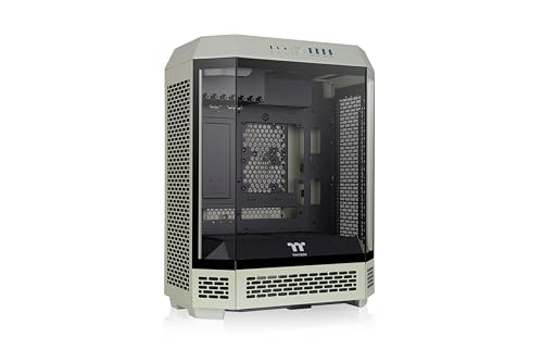 The Tower 600 Matcha Green Mid-Tower ATX Case; 3 Paneles de Vidrio Templado; Soporte de Placa Base de Conector Oculto; Ranuras PCI-e rotacionales; CA-1Z1-00MEWN-00; 3 años de garantía