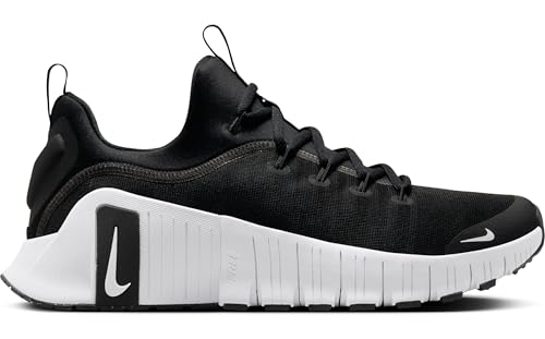 NIKE Free Metcon 6, Sneaker Hombre, Negro Blanco, 43 EU