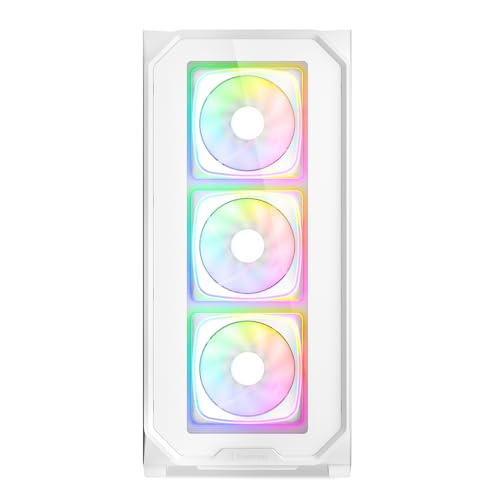 Sharkoon AK5G RGB White ATX - Carcasa para PC