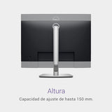 Dell P2425H 24" Full HD (1920x1080) Monitor, 100Hz, IPS, 5ms, 99% sRGB, USB-C, DisplayPort, HDMI, VGA, 4X USB, Negro