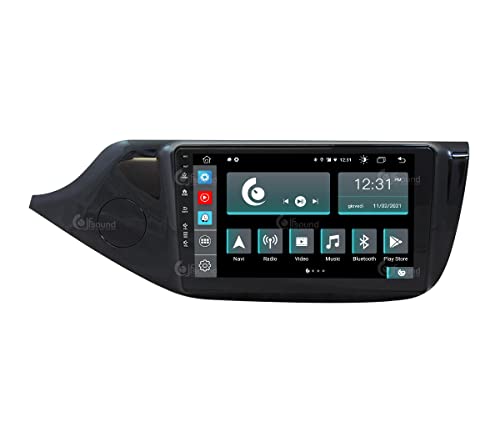 Radio de Coche para Kia Ceed Desde el 2012 Negro Brillante con cámara y GPS de Serie Android GPS Bluetooth WiFi USB Dab+ Touchscreen 9" 8core Carplay AndroidAuto