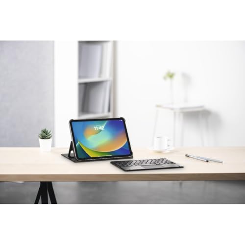 Hama Funda con Teclado para iPad Air de 13" 2024 (Teclado Bluetooth con Panel táctil, función Atril, Funda magnética, Funda para Tablet para Apple iPad Air de 13 Pulgadas, Teclado extraíble), Color