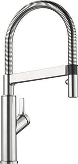 BLANCO 522407 SOLENTA-S Senso UltraResist Grifo de Cocina Acero Inoxidable Acabado, 230 V, Pvd Steel, Sensor
