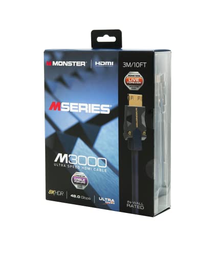 Monster CABLE HDMI M3000 UHD 8K DOLBY VISION HDR 48GBPS 3M