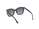 Guess Gu00191 Gafas, 01d Shiny Black, 56/16/140 para Mujer