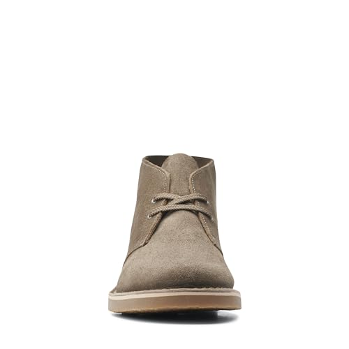 Clarks Herren Desert Boot Bushacre 3 Chukka-Stiefel, Sand Suede,43 EU