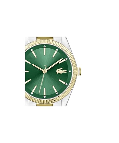Lacoste Reloj con Movimiento de Cuarzo de Tres Manecillas para Mujer Colección Capucine con Correa de Acero Inoxidable Bicolor - 2001415