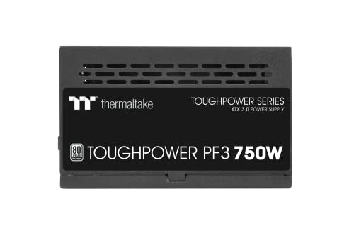 Thermaltake Toughpower PF3 0750W Gen 5 | ATX 3.0 | PCIe Gen 5 Ready | Smart Zero Fan | 80 Plus Platinum | Fully Modular