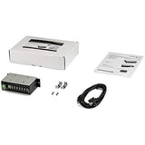 StarTech.com Hub Concentrador Ladrón USB 2.0 de 7 Puertos Industrial - Con protección de 15kV contra Descargas - de Montaje en Carril DIN