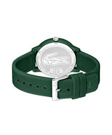 Lacoste Reloj Analógico de Cuarzo para Hombre Colección LACOSTE.12.12 Move con Correa de Silicona Caqui - 2011238
