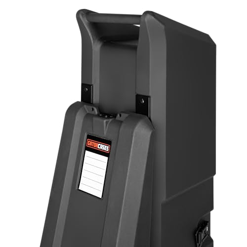 Gator Cases GTR-MINIVAULT-B2 Mini Vault - Funda Exterior de Polietileno con Paredes Gruesas para bajo eléctrico, Color Negro, Negro, Flightcase