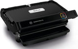 Tefal OptiGrill Elite XL GC760812 - Barbacoa de contacto con 16 programas, pantalla digital con indicador de cocción, placas XL desmontables, parrilla eléctrica, color negro