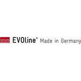 EVOline Backflip – Enchufe retráctil de 2 enchufes con cargador USB-C, plástico/cristal negro mate