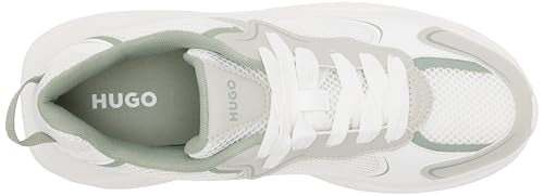 HUGO Leon_Runn_mepu, Zapatillas Mujer, Open White, 39 EU