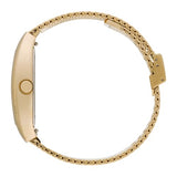 Ice-Watch - ICE boliday Dome Metal mesh Black GD - Reloj dorado para Mujer con Correa de Acero Inoxidable - 024486 (Small)