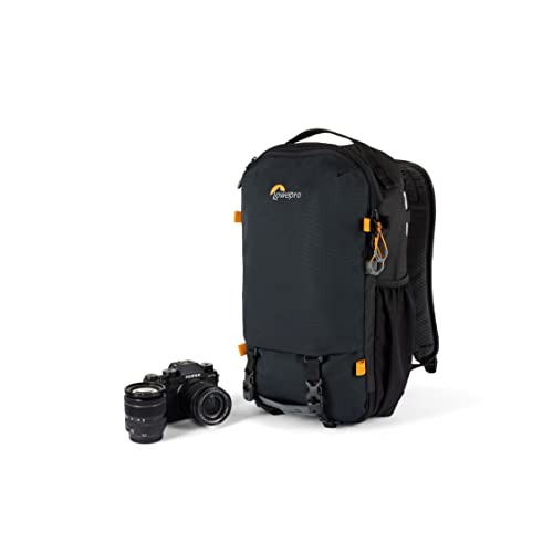 Lowepro Trekker Lite BP 150, Mochila para Cámara, con Inserto Extraíble, con Sistema de Correas para Accesorios, Negro, para Cámara Sin Espejo, Compatible con Sony Alpha 6000, Negro