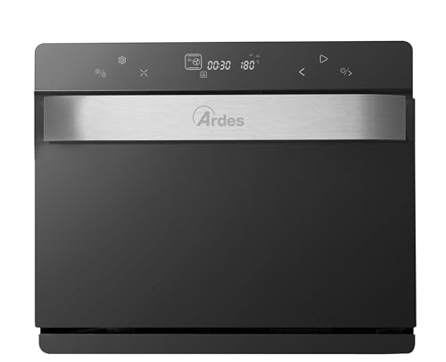 ARDES Horno Eléctrico Ventilado Capacidad 31 Litros Con Luz Interna 9 Funciones Cocción Temporizador Doble Cristal Con Accesorios MIST 400 AR6440VD