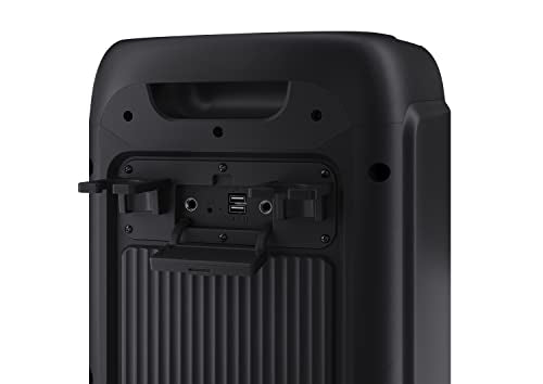 Sharp PS-949 Xparty Street Altavoz Portátil, Bluetooth, a Prueba de Salpicaduras, con Efectos de Luces, Efectos de DJ y Micrófono Incluido.