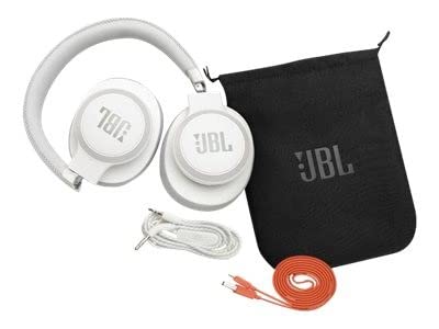 JBL Live 650BT - Auriculares (Inalámbrico, Diadema, Binaural, 16 - 20000 Hz, 32 Ω, Blanco)