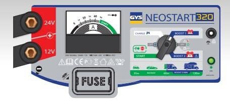 Abratools - Cargador neostart 320 230v-12/24v-13w