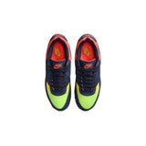NIKE Air MAX 90, Sneaker Hombre, Lemon Venom Blackened Blue Hyper Crimson, 42.5 EU