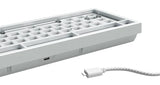 Glorious Gaming GMMK PRO 75% Barebones (solo carcasa) - Teclado gaming mecánico modular, TKL, carcasa de 1,5 kg, RGB, personalizable, switches de 5 pines, distribuciones internacional / ISO - Blanco