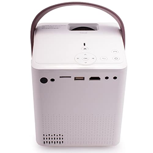 Proyector Compacto Cool Rainbow 3000 Lúmenes Altavoz Integrado + HDMI/SD/USB + WiFi Mirror (Blanco)