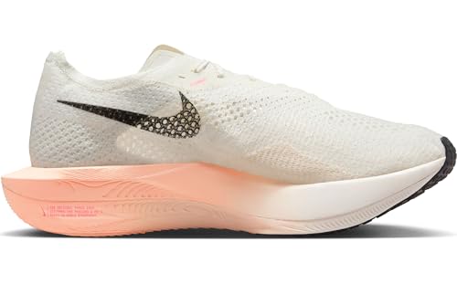 NIKE Vaporfly 3, Sneaker Hombre, Sail Black Crimson Tint Guayaba Ice, 43 EU