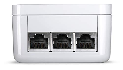 devolo Magic 2 LAN Triple - Kit de Inicio de PLC, con 3 Puertos Ethernet, para televisor Inteligente, Ordenador y Consola de Juegos, Enchufe francés