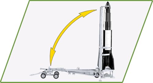 COBI V2 Cohete & Transporter – Edición Executive – Juego de Bloques de sujeción Compuesto por 1191 Elementos de construcción – Artículo nº 3120 – Compatible con Bloques de sujeción de Otros
