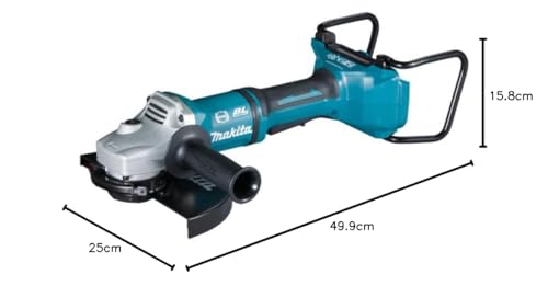 Makita DGA900ZKX2 - Amoladora angular inalámbrica (2 x 18 V, sin batería, sin cargador)
