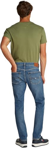 Tommy Jeans Scanton Slim Bi0234 Dm0Dm21378 Corte Entallado, Denim (Denim Medium), 33W / 30L para Hombre